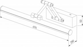 Подсветка для картины Elektrostandard Monza a064138 в Верхней Пышме - verhnyaya-pyshma.mebel24.online | фото 4