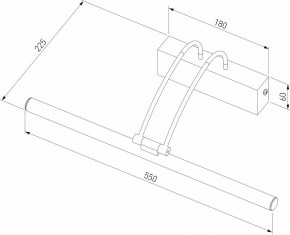 Подсветка для зеркала Elektrostandard Simple a063698 в Верхней Пышме - verhnyaya-pyshma.mebel24.online | фото 3