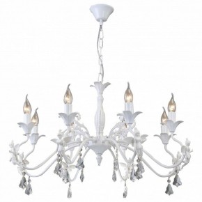 Подвесная люстра Arte Lamp Angelina A5349LM-8WH в Верхней Пышме - verhnyaya-pyshma.mebel24.online | фото 3