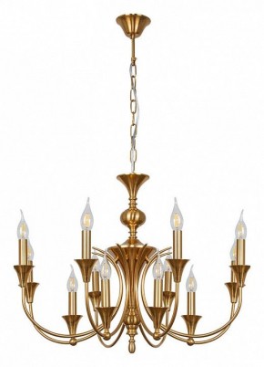 Подвесная люстра Arte Lamp Collinetta A4094LM-12PB в Верхней Пышме - verhnyaya-pyshma.mebel24.online | фото 2