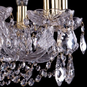 Подвесная люстра Bohemia Ivele Crystal 1402 1402/10/240/G/Leafs в Верхней Пышме - verhnyaya-pyshma.mebel24.online | фото 3