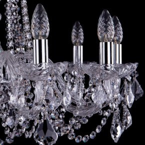 Подвесная люстра Bohemia Ivele Crystal 1402 1402/10/240/Ni/Leafs в Верхней Пышме - verhnyaya-pyshma.mebel24.online | фото 2