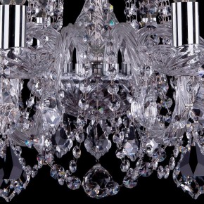 Подвесная люстра Bohemia Ivele Crystal 1402 1402/10/240/Ni/Leafs в Верхней Пышме - verhnyaya-pyshma.mebel24.online | фото 3