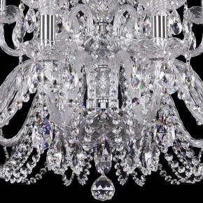 Подвесная люстра Bohemia Ivele Crystal 1402 1402/12+6/300/2d/Ni в Верхней Пышме - verhnyaya-pyshma.mebel24.online | фото 3