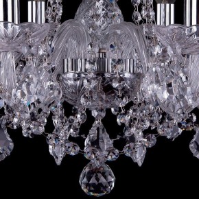 Подвесная люстра Bohemia Ivele Crystal 1402 1402/6/160/Ni/Leafs в Верхней Пышме - verhnyaya-pyshma.mebel24.online | фото 3