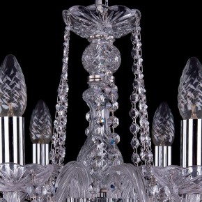 Подвесная люстра Bohemia Ivele Crystal 1402 1402/6/160/Ni/Leafs в Верхней Пышме - verhnyaya-pyshma.mebel24.online | фото 4