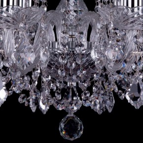Подвесная люстра Bohemia Ivele Crystal 1402 1402/8/195/Ni/Leafs в Верхней Пышме - verhnyaya-pyshma.mebel24.online | фото 3