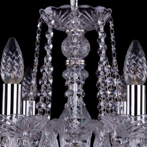 Подвесная люстра Bohemia Ivele Crystal 1402 1402/8/195/Ni/Leafs в Верхней Пышме - verhnyaya-pyshma.mebel24.online | фото 4