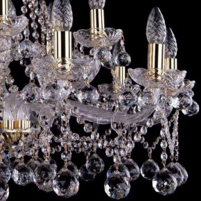 Подвесная люстра Bohemia Ivele Crystal 1413 1413/10+5/300/G/Balls в Верхней Пышме - verhnyaya-pyshma.mebel24.online | фото 3
