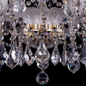 Подвесная люстра Bohemia Ivele Crystal 1413 1413/10+5/300/G/Leafs в Верхней Пышме - verhnyaya-pyshma.mebel24.online | фото 3