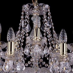 Подвесная люстра Bohemia Ivele Crystal 1413 1413/10+5/300/G/Leafs в Верхней Пышме - verhnyaya-pyshma.mebel24.online | фото 4