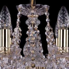 Подвесная люстра Bohemia Ivele Crystal 1413 1413/6/141/G/Leafs в Верхней Пышме - verhnyaya-pyshma.mebel24.online | фото 4
