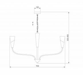 Подвесная люстра Eurosvet Rhyton 60167/8 никель в Верхней Пышме - verhnyaya-pyshma.mebel24.online | фото 6