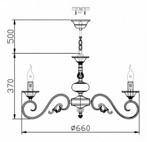 Подвесная люстра Maytoni Perla ARM337-07-R в Верхней Пышме - verhnyaya-pyshma.mebel24.online | фото 6