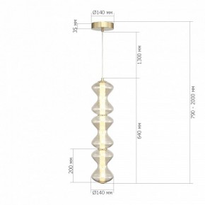 Подвесная люстра ST-Luce SPINE SL6136.213.01 в Верхней Пышме - verhnyaya-pyshma.mebel24.online | фото 4