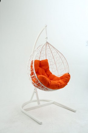 Подвесное кресло Бароло (белый/оранжевый) в Верхней Пышме - verhnyaya-pyshma.mebel24.online | фото