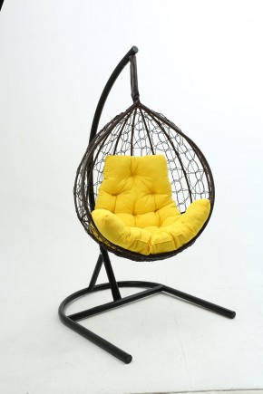 Подвесное кресло Бароло (коричневый/желтый) в Верхней Пышме - verhnyaya-pyshma.mebel24.online | фото