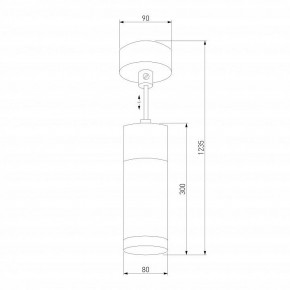 Подвесной светильник Eurosvet Double Topper 50135/1 LED хром/черный в Верхней Пышме - verhnyaya-pyshma.mebel24.online | фото 4