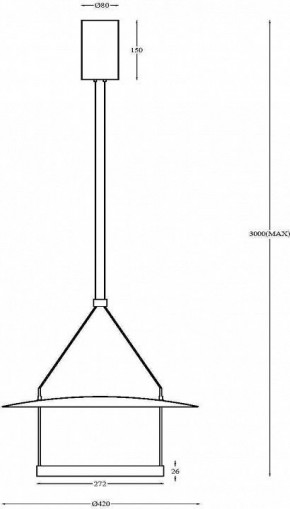 Подвесной светильник Maytoni Halo MOD280PL-L23B3K в Верхней Пышме - verhnyaya-pyshma.mebel24.online | фото 4