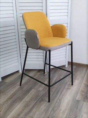 Полубарный стул NYX (H=65cm) VF106 желтый / VF120 серый М-City в Верхней Пышме - verhnyaya-pyshma.mebel24.online | фото 2