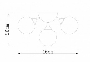 Потолочная люстра Arte Lamp Fobos A2704PL-5SG в Верхней Пышме - verhnyaya-pyshma.mebel24.online | фото 3