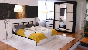 Сакура спальня № 1 Комод + Зеркало + Кровать 1600 + Тумба + Шкаф-купе 1500, сп.м. 1600х2000 мм., б/м, основание есть, ун. сб. в Верхней Пышме - verhnyaya-pyshma.mebel24.online | фото 5