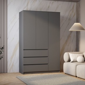 Шкаф 3-х створчатый Симпл ШК-08 (графит) в Верхней Пышме - verhnyaya-pyshma.mebel24.online | фото 3