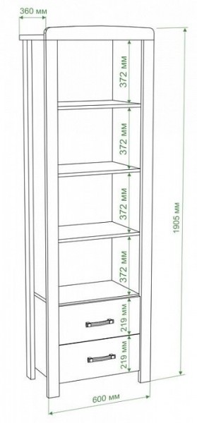 Шкаф для белья Бартоло ВТД-ГФ в Верхней Пышме - verhnyaya-pyshma.mebel24.online | фото 2