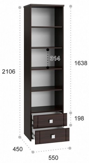 Шкаф для белья Изабель ИЗ-63К в Верхней Пышме - verhnyaya-pyshma.mebel24.online | фото 3