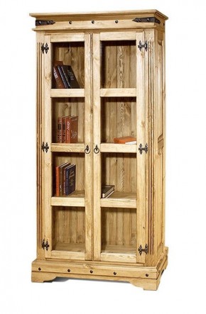 Шкаф книжный "Викинг 03" массив в Верхней Пышме - verhnyaya-pyshma.mebel24.online | фото