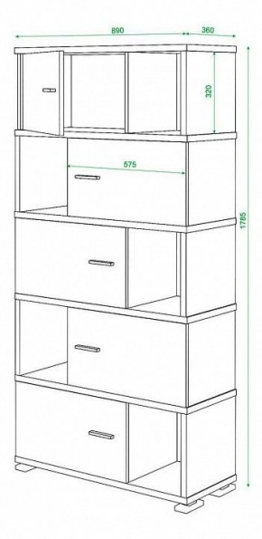 Шкаф комбинированный Домино СБ-30/5 в Верхней Пышме - verhnyaya-pyshma.mebel24.online | фото 3