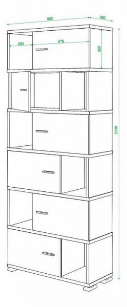 Шкаф комбинированный Домино СБ-30/6 в Верхней Пышме - verhnyaya-pyshma.mebel24.online | фото 2