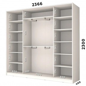 Шкаф-купе ХИТ 23-4-24/2-5555 (420) в Верхней Пышме - verhnyaya-pyshma.mebel24.online | фото 2