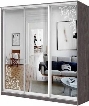 Шкаф-купе ХИТ 24-18-656 ОРНАМЕНТ в Верхней Пышме - verhnyaya-pyshma.mebel24.online | фото