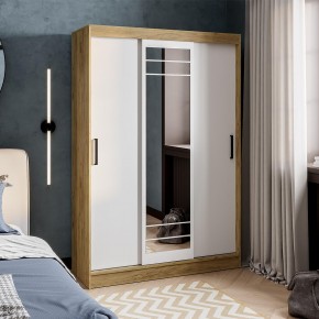 Шкаф-купе Тео ШКК-02 (крафт/белый) в Верхней Пышме - verhnyaya-pyshma.mebel24.online | фото