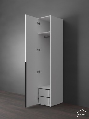 Шкаф Linnea MHR-1-3 2050х400х510 (Белый-М 11.1.2) в Верхней Пышме - verhnyaya-pyshma.mebel24.online | фото 5