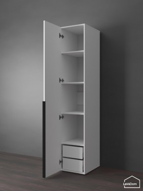 Шкаф Linnea MHR-1-3 2050х400х510 (Белый-М 11.1.2) в Верхней Пышме - verhnyaya-pyshma.mebel24.online | фото 5