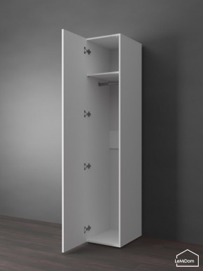 Шкаф Linnea MHR-1PO 2050х400х510 (Белый-М 11.1.2) в Верхней Пышме - verhnyaya-pyshma.mebel24.online | фото 4