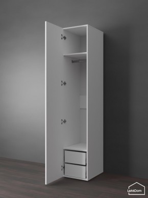 Шкаф Linnea MHR-1PO-3 2050х400х510 (Белый-М 11.1.1) в Верхней Пышме - verhnyaya-pyshma.mebel24.online | фото 4