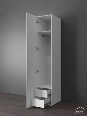 Шкаф Linnea MHR-1PO-3 2050х400х510 (Белый-М 11.1.2) в Верхней Пышме - verhnyaya-pyshma.mebel24.online | фото 5