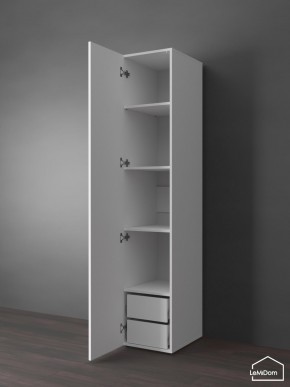 Шкаф Linnea MHR-1PO-4 2050х400х510 (Белый-М 11.1.1) в Верхней Пышме - verhnyaya-pyshma.mebel24.online | фото 5