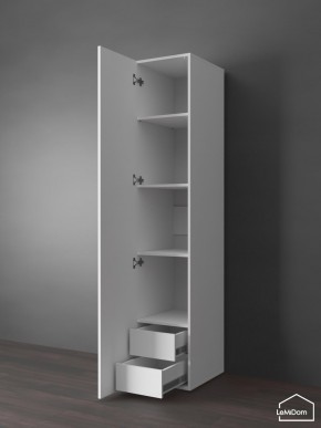 Шкаф Linnea MHR-1PO-4 2050х400х510 (Белый-М 11.1.2) в Верхней Пышме - verhnyaya-pyshma.mebel24.online | фото 4