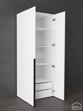 Шкаф Linnea MHR-2-4 2050х800х510 (Белый-М 11.1.1) в Верхней Пышме - verhnyaya-pyshma.mebel24.online | фото 6