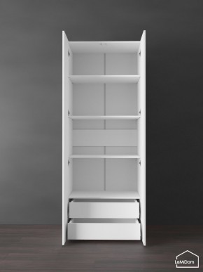 Шкаф Linnea MHR-2PO-4 2050х800х510 (Белый-М 11.1.2) в Верхней Пышме - verhnyaya-pyshma.mebel24.online | фото 6