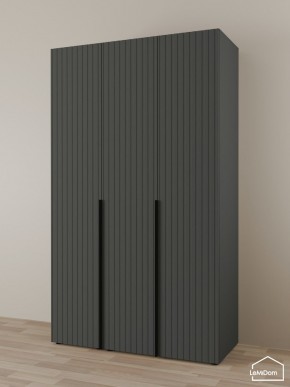 Шкаф Linnea MHR-3-1 2050х1200х510 (Графит-М 11.1.25) в Верхней Пышме - verhnyaya-pyshma.mebel24.online | фото