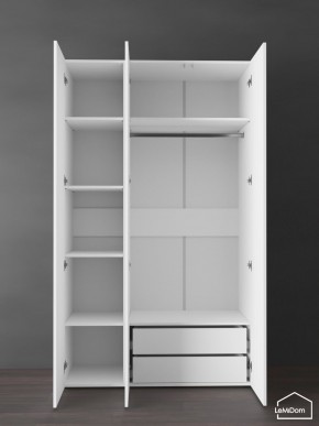 Шкаф Linnea MHR-3PO-2 2050х1200х510 (Белый-М 11.1.2) в Верхней Пышме - verhnyaya-pyshma.mebel24.online | фото 6