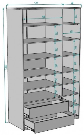 Шкаф Мальта H219 в Верхней Пышме - verhnyaya-pyshma.mebel24.online | фото 2