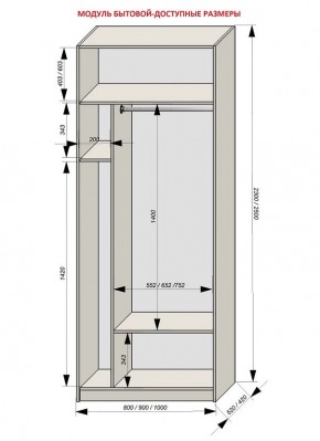 Шкаф распашной серия «ЗЕВС» (PL3/С1/PL2) в Верхней Пышме - verhnyaya-pyshma.mebel24.online | фото 11