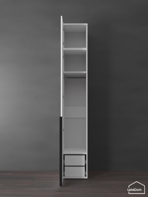 Шкаф с антресолью Linnea MHR-1A-3 2450х400х510 (Белый-М 11.1.1) в Верхней Пышме - verhnyaya-pyshma.mebel24.online | фото 5
