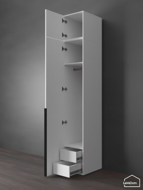 Шкаф с антресолью Linnea MHR-1A-3 2450х400х510 (Белый-М 11.1.2) в Верхней Пышме - verhnyaya-pyshma.mebel24.online | фото 6